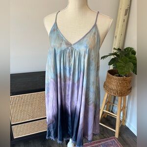 Intimately Free | Free People | Midnight Combo Silk Shift Dress